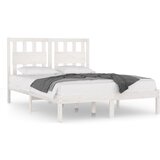 Furnova Posteljni okvir bel iz trdne borovine 120x200 cm, (21937029) | Shoptok.si