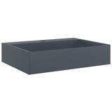 Maison Chic Umivalnik - Kopalna umivalnik - Lavabo 50x38x11 cm liti mineral/ liti marmor antracit, (21684550) Cene