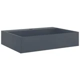 Umivaonik od lijevanih minerala/mramora 50x38x11 cm antracit