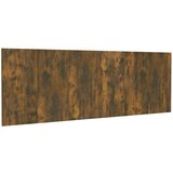 Maison Chic posteljno vzglavje - vzglavna omarica - nočna omarica dimljeni hrast 240x1,5x80 cm konstruiran les, (21707534) Cene