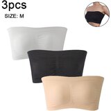 Venisymlis 3-paketni podloženi tubasti nedrčki – odstranljive blazinice, brez naramnic, (22097219) | Shoptok.si