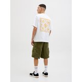 Jack & Jones Majica 'JORPAROS EASTER' žuta / bijela | shoptok.hr