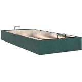 vidaXL Okvir za krevet bez madraca tamnozeleni 90x190 cm baršunasti | shoptok.hr