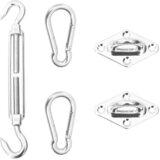 vidaXL 310249 5 Piece Sunshade Sail Mounting Kit Stainless Steel Cijene