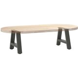  Noge za klubsko mizico v obliki črke A, 2 kosa, antracitne, 30 x (30-31) cm, jeklo | Shoptok.si