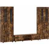  Set TV komoda FLORIN 3 kom. Dimljeni hrast Konstruirano drvo | shoptok.hr