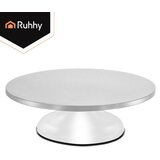 Ruhhy rotirajući stalak za ukrašavanje torti od nehrđajućeg čelika, 30 cm | shoptok.hr