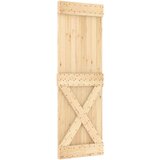  Klizna vrata s priborom za montažu 70 x 210 cm masivna borovina | shoptok.hr