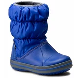 Crocs Škornji za sneg Winter Puff Boot Kids 14613 Cerulean Blue/Light Grey