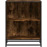 vidaXL Knjižna omara dimljeni hrast 60x35x76 cm inženirski les | Shoptok.si