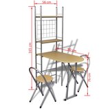 Sklopivi Barski Set s 2 Stolice | Eponuda.ba