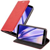 Cadorabo Ohišje, združljivo z Honor 7C / Huawei Y7 2018 v rdeče jabolko - Zaščitni ovitek z magnetnim zapiranjem, stoječo funkcijo in režo za kartice, (20549331) | Shoptok.si