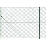 vidaXL Mrežna ograja s prirobnico zelena 1,4x10 m | Shoptok.si