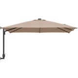 vidaXL Suncobran za terasu Taupe Poliester Velik Sklopiv | shoptok.hr