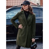 DStreet Płaszcz damski oversize LINNORE gładki długi oliwkowy Cene