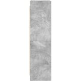 Police za knjige Betonska siva 59 x 30 x 111 cm | shoptok.hr