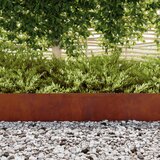  Ograda oko Travnjaka 4 pcs Rđa 450 x 0,05 x 25 cm | shoptok.hr