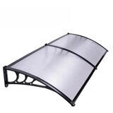  nadstrešnica 240x100 crna providna 5mm leksan | ePonuda.com