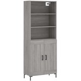  Visoka komoda siva sonome 69,5x34x180 cm od konstruiranog drva | shoptok.hr