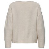 Only Puloverji Whitney Life Knit - Pumice Stone Bež | Shoptok.si