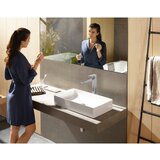 Hansgrohe armatura za umivalnik 260 z zgornjim delom sifona Metropol (32512670) - črna mat | Shoptok.si