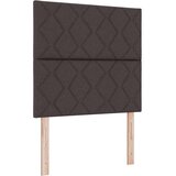 LED Box Spring Postelja Temno rjava 120 x 200 cm blago, (5000128008) | Shoptok.si