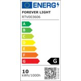 Forever LED reflektor 10W PROXIM II s senzorjem 4500K črn | Shoptok.si