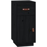Maison Chic Komoda - Predalnik črna 34x40x75 cm trdna borovina, (21716143) Cene