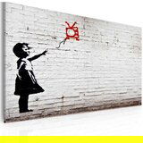  Slika - Girl with TV (Banksy) 60x40 Cijene