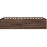  Okvir za krevet smeđi hrast 75x190 cm konstruirano drvo | Eponuda.com