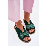 S. BARSKI Womens Sandals With Bow On Flat Heel S.Barski | shoptok.hr