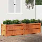 Maison Chic Vrtno cvetlično korito - Cvetlični Lonec 2 kosa voščeno rjava trdna borovina, (21789457) | Shoptok.si