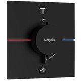 Hansgrohe ShowerSelect Comfort E mešač termostatski za skrivenu ugradnju 2 funkcije mat crni 15572670