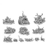 Green Stuff World 3D printed - animals - swarm of rats | ePonuda.com