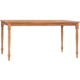 vidaXL Batavia miza 150x90x75 cm trdna tikovina Cene