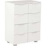 vidaXL Komoda visoki sjaj bijela 60 x 35 x 80 cm od iverice | shoptok.hr