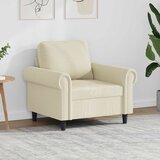  Fotelja krem 60 cm od umjetne kože | shoptok.hr