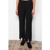 Trendyol Black High Waist Slit Detailed Pocket Woven Trousers | Shoptok.si