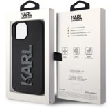  originalen karl lagerfeld ovitek KLHCP15S3DMBKCK za iphone 15 črna zaščita - logo 3D | Shoptok.si