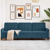  Trosjed od tkanine Plava 210 cm baršunasti | shoptok.hr