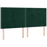  Okvir za krevet s uzglavljem tamnozeleni 180x200 cm baršunasti | shoptok.hr