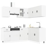 vidaXL 11-dijelni set kuhinjskih ormarića "Porto" bijelo izrađeno drvo | shoptok.hr
