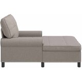  Ležaljka s jastukom Sivo-smeđa 91 x 157 x 91 cm tkanina | shoptok.hr