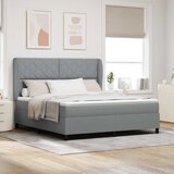  Krevet s opruga kutije Svjetlosiva 180 x 200 cm tkanina | shoptok.hr
