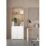 MID.YOU REGAL bela, barve hrasta | Shoptok.si