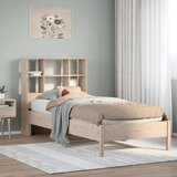 vidaXL Knjižna postelja brez vzmetnice 90x190 cm trdna borovina | Shoptok.si