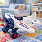 Avion za igru na sklapanje sa odvijačem - bijeli | Shoptok.si