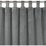  Curtain VILA color graphite style classic 10cm tab tops velvet 265x225 HOMEDE | shoptok.hr