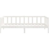  Dnevni ležaj od masivne borovine bijeli 90 x 200 cm | shoptok.hr