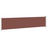  Uvlačiva bočna tenda za terasu 140 x 600 cm smeđa | shoptok.hr